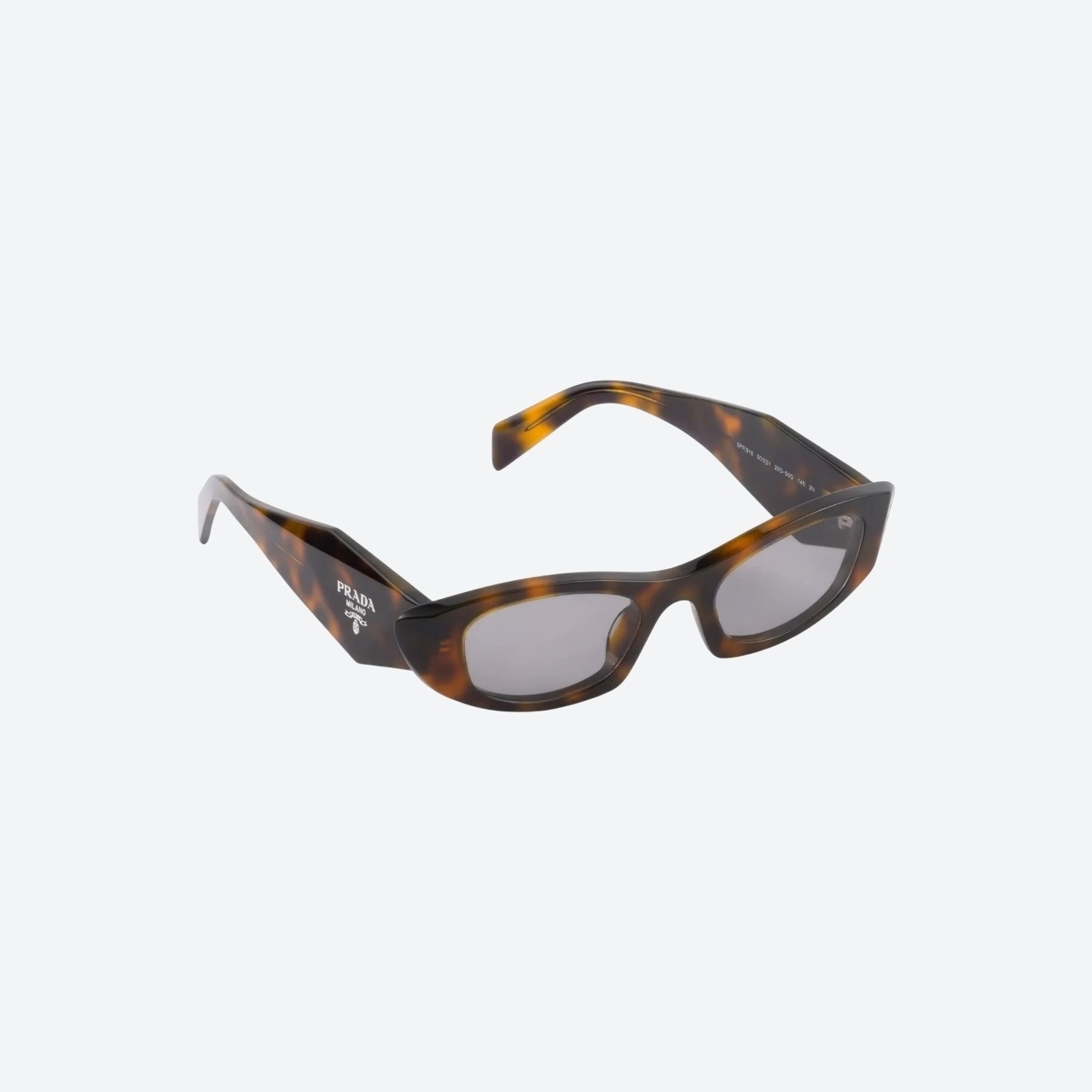 Prada Symbole sunglasses with slate gray lenses - front angle